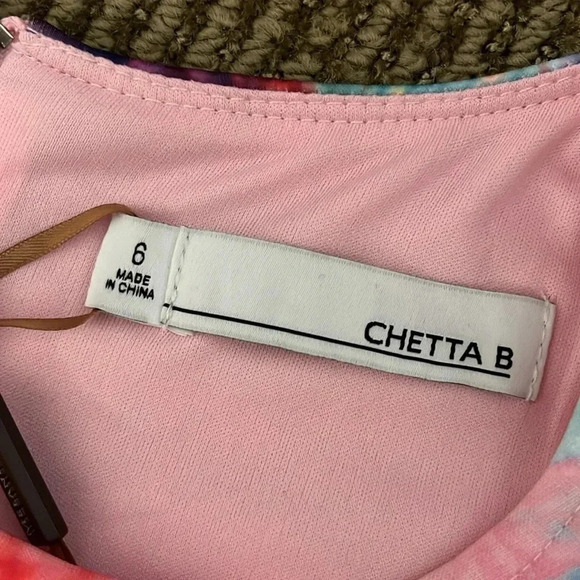 Melanie Lyne Floral Sleeveless Fit & Flare Lined Dress - Picture 11 of 12